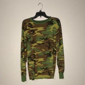 Travis Scott Inspired Camo Streetwear LongSleeve